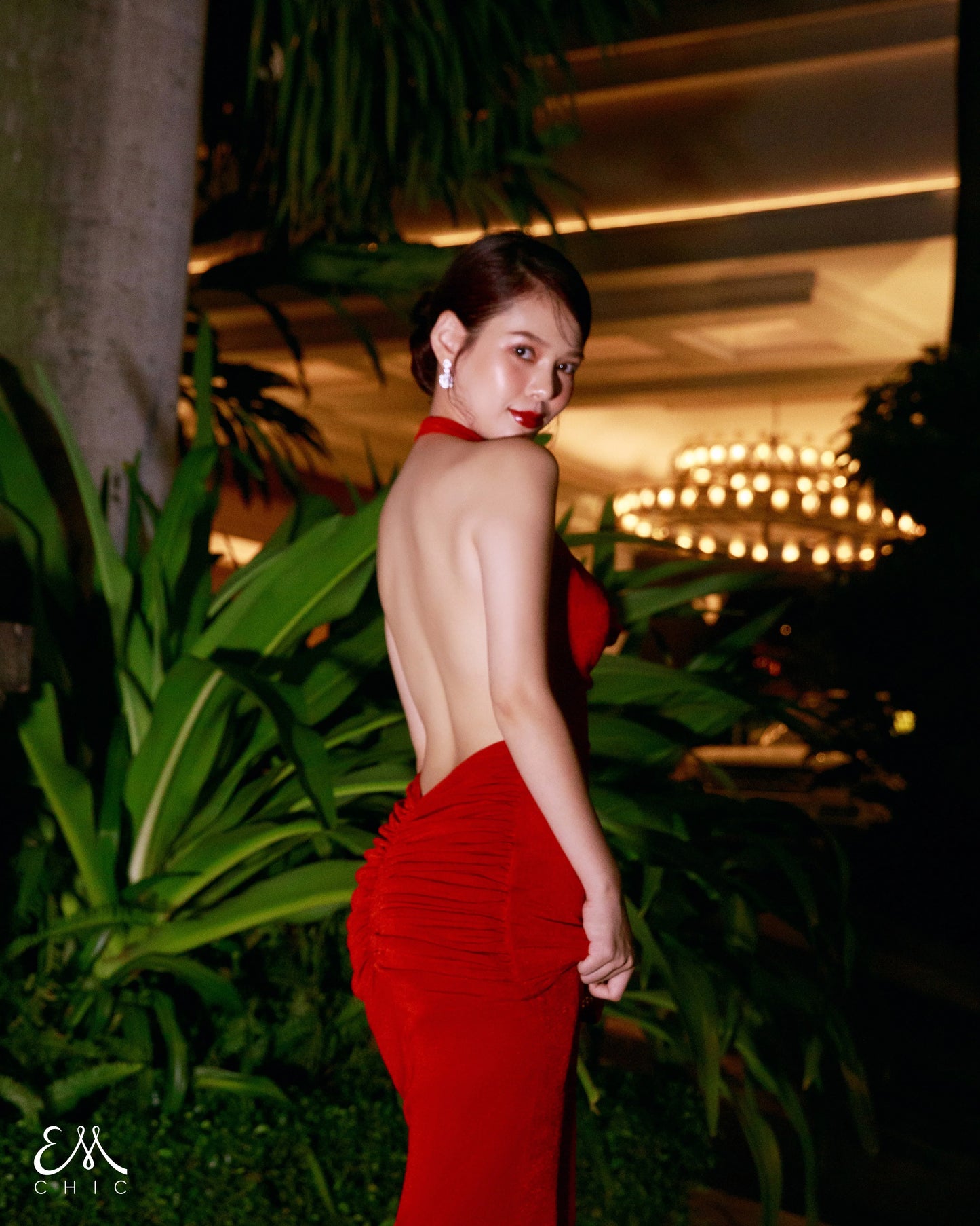 Red Velvet Dress