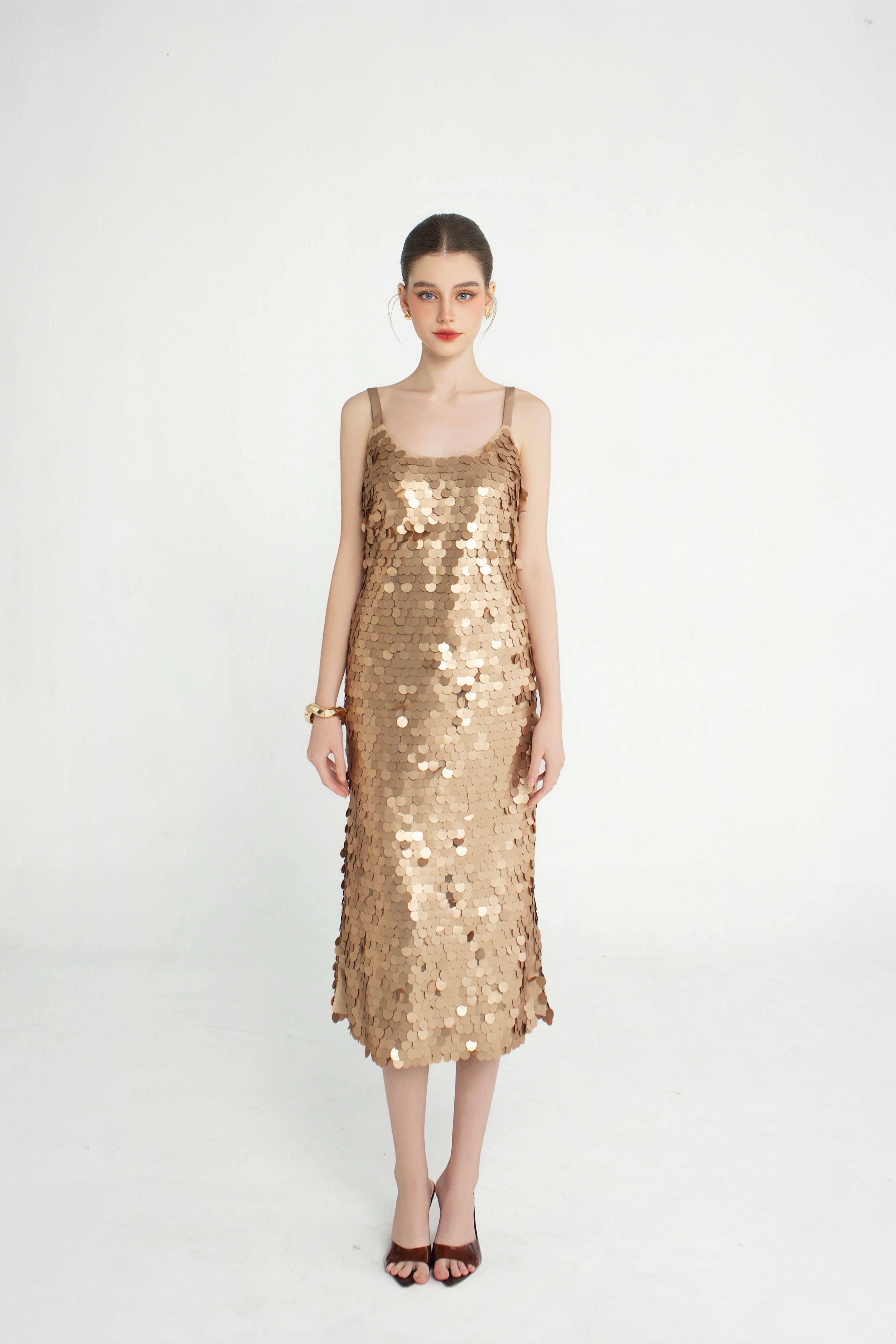 Champagne Glow Dress