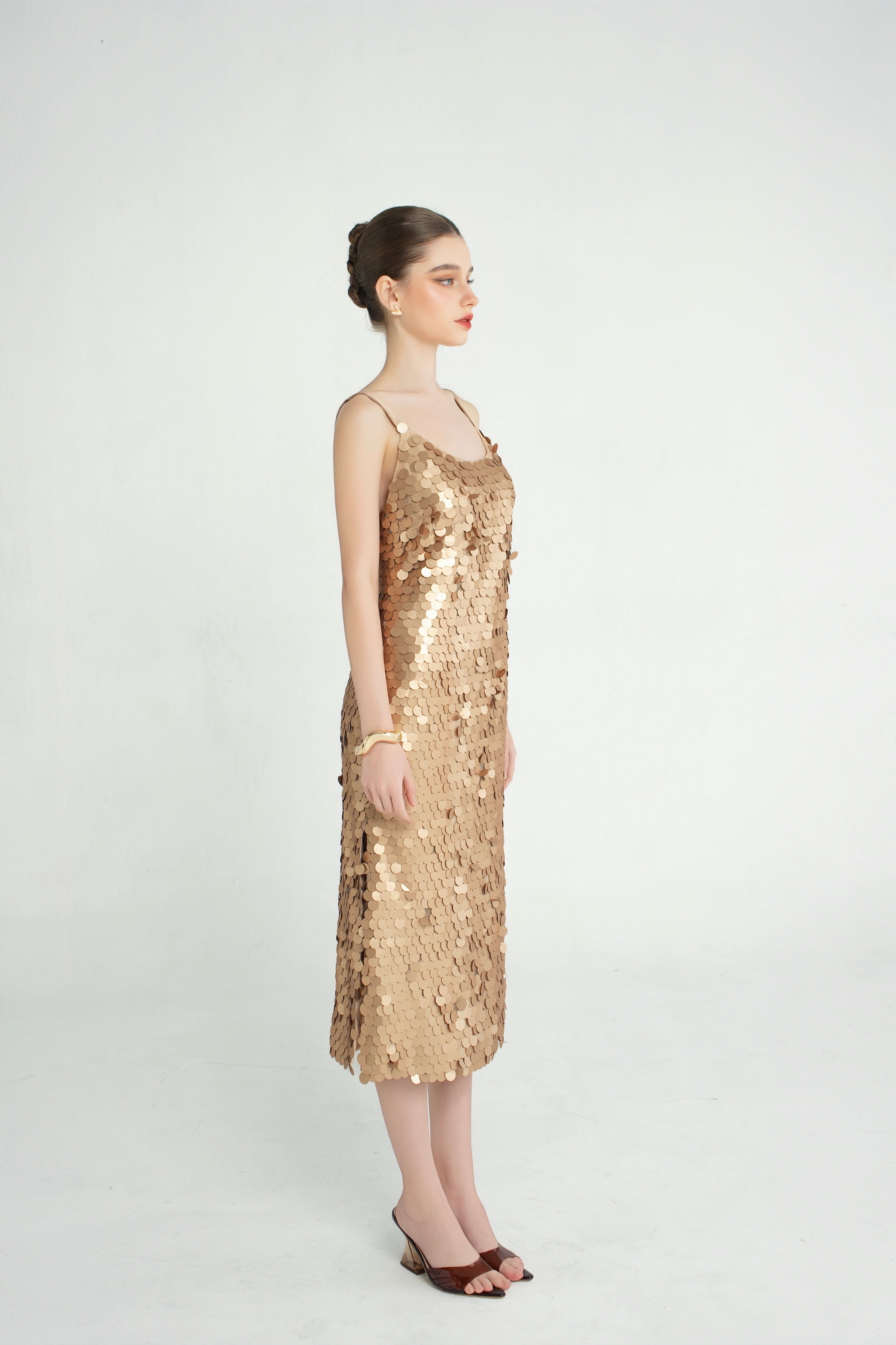 Champagne Glow Dress