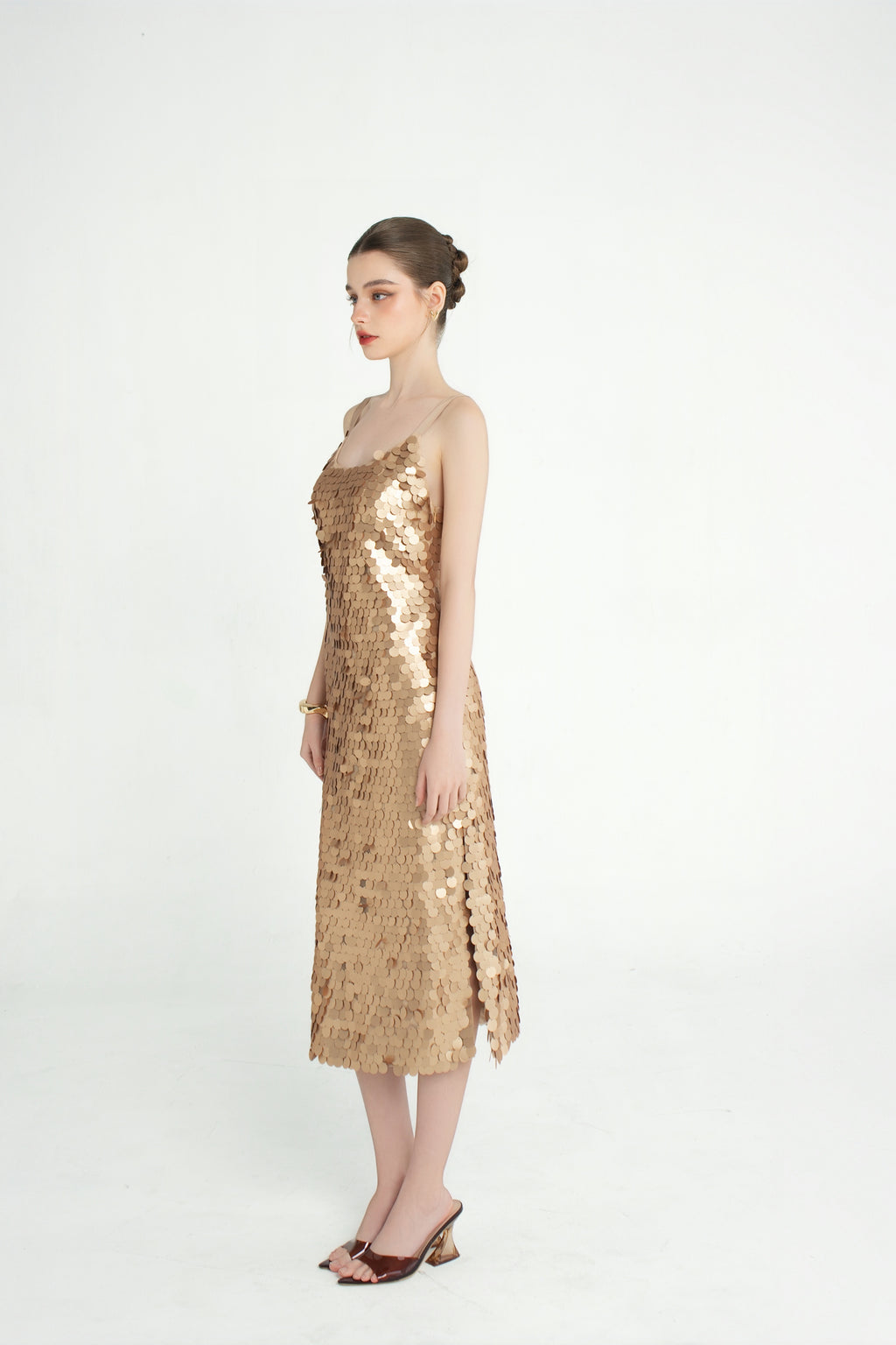 Champagne Glow Dress