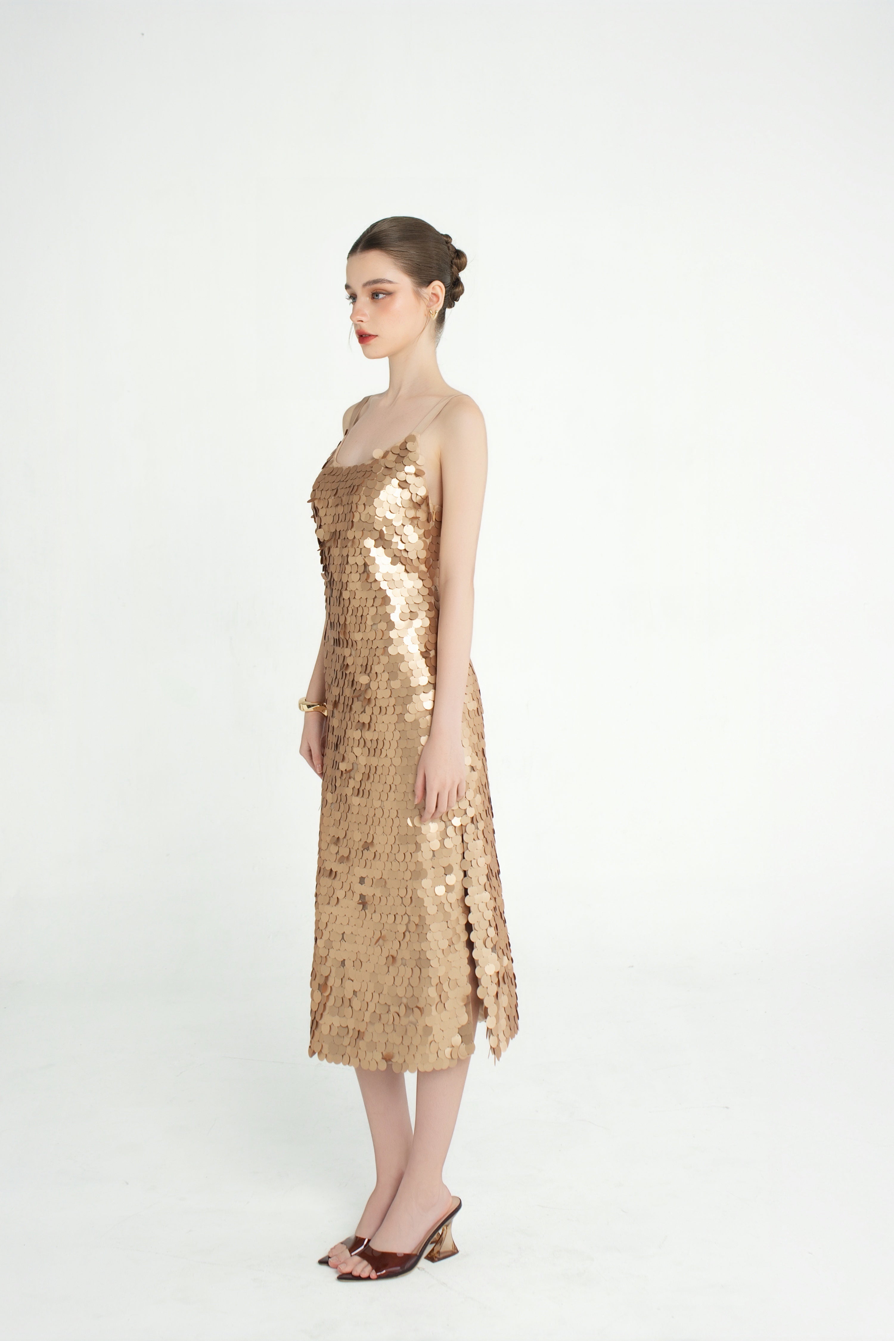 Champagne Glow Dress