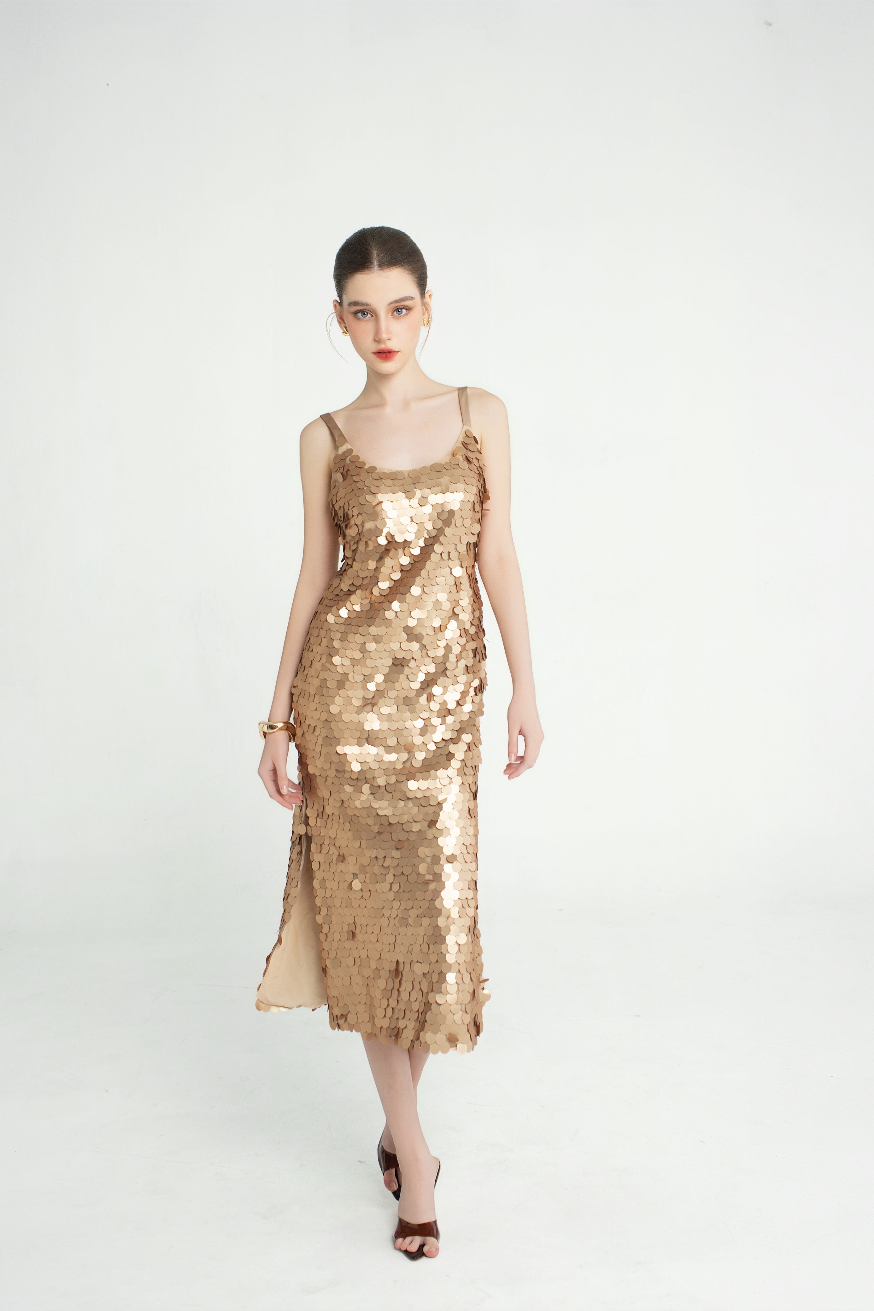 Champagne Glow Dress