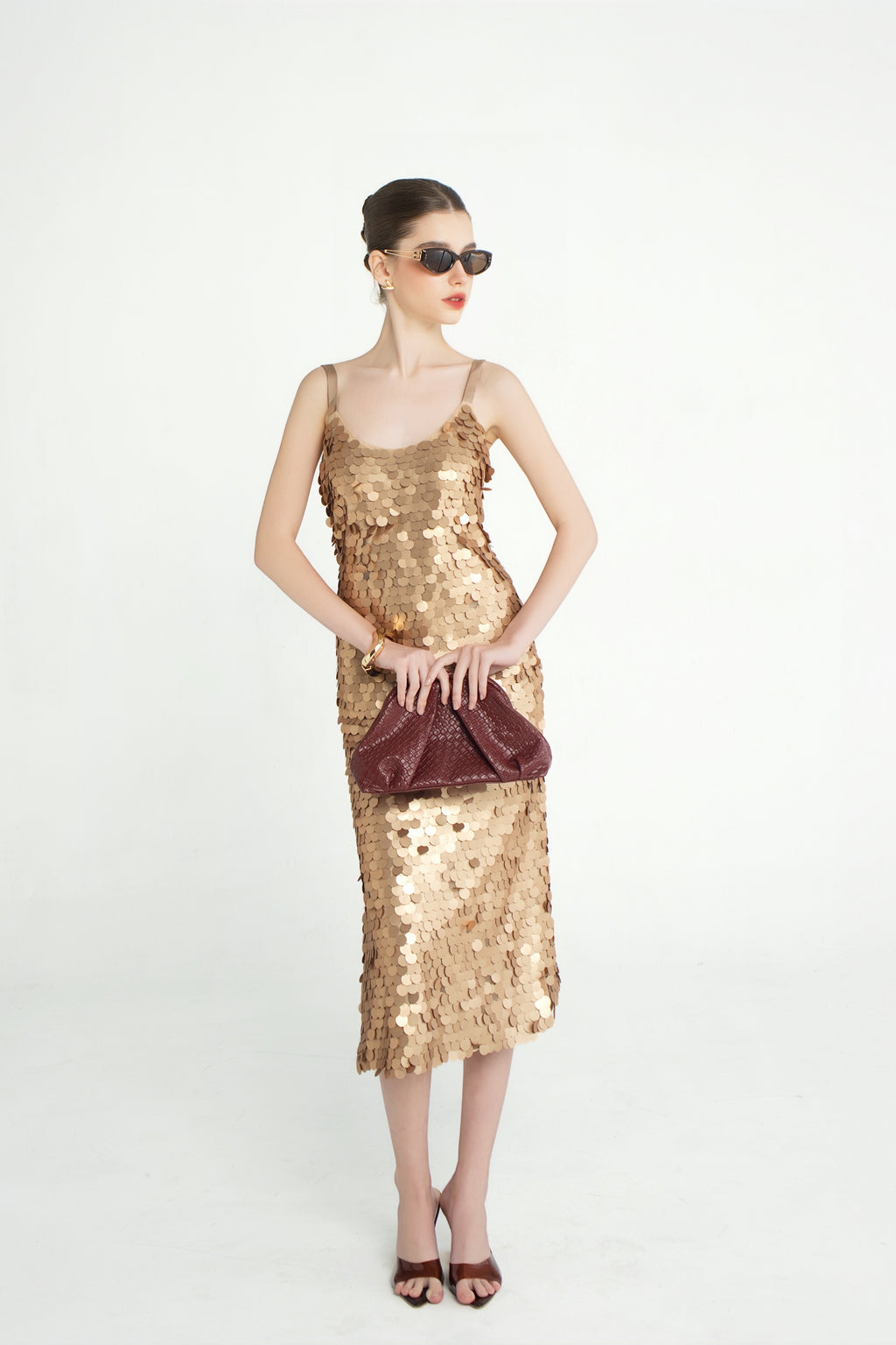 Champagne Glow Dress