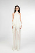 Holi Sunset Dress - White