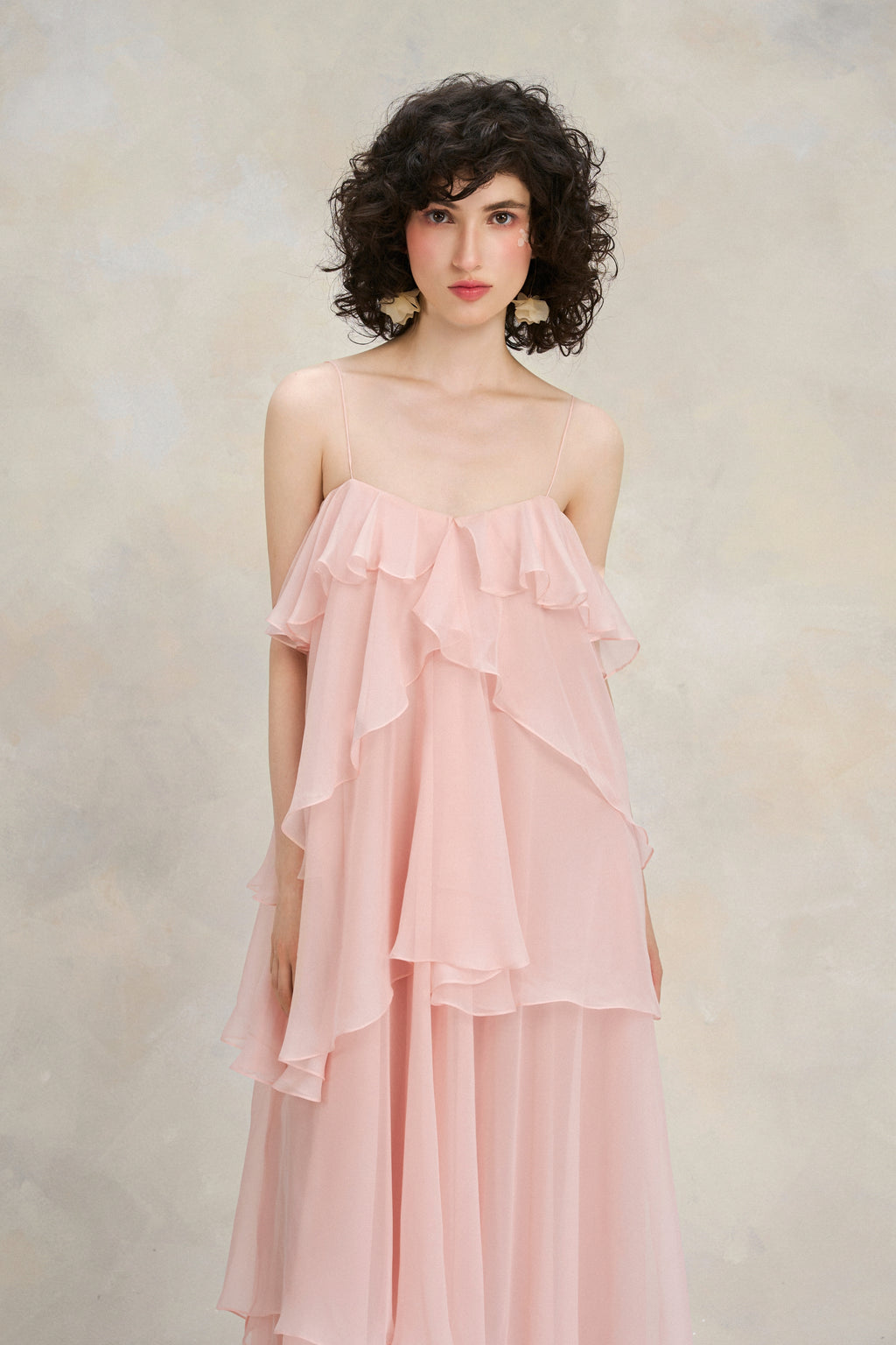 Rose Flounce Dress