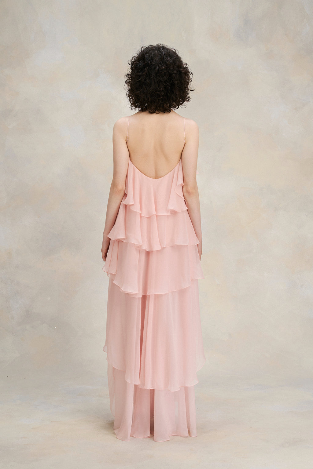 Rose Flounce Dress