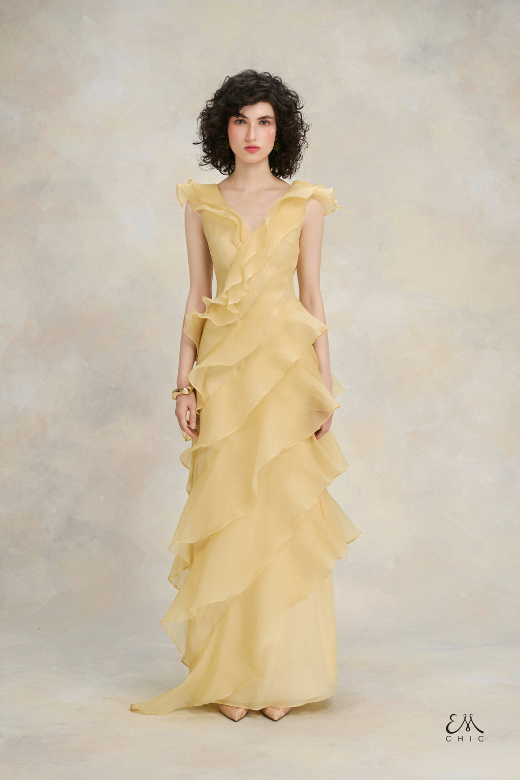 Cloud 9 Dress - Yellow