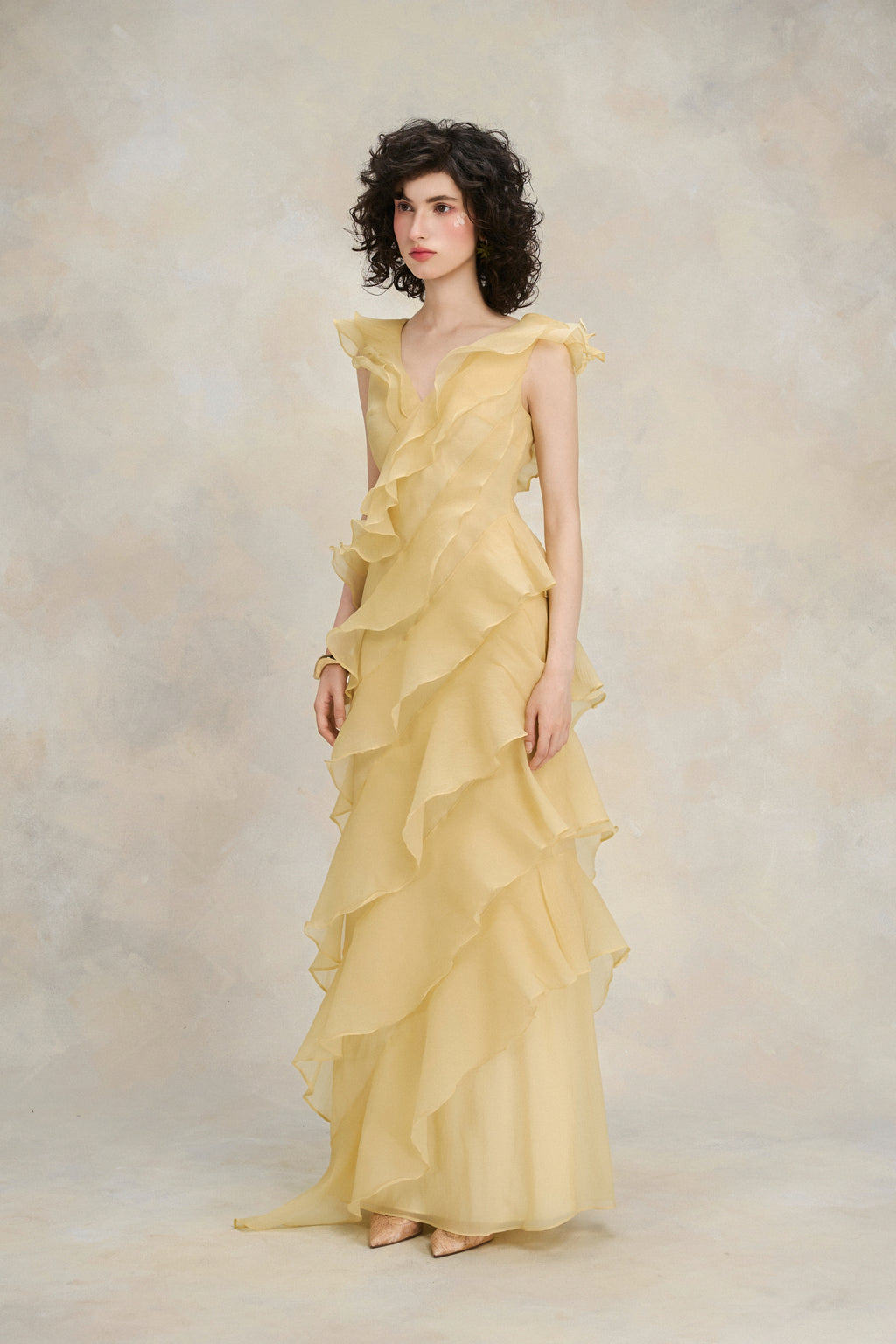 Cloud 9 Dress - Yellow