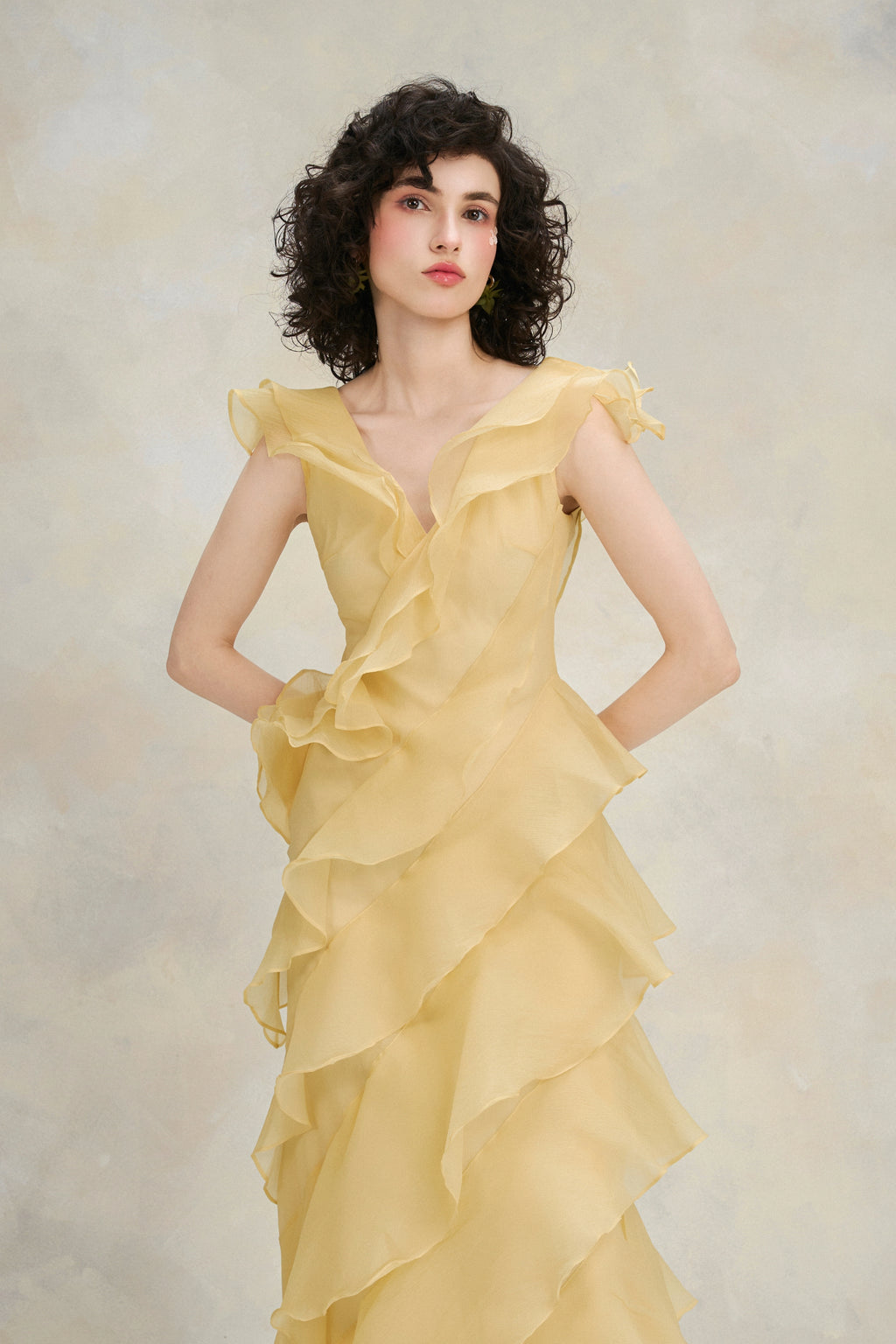 Cloud 9 Dress - Yellow